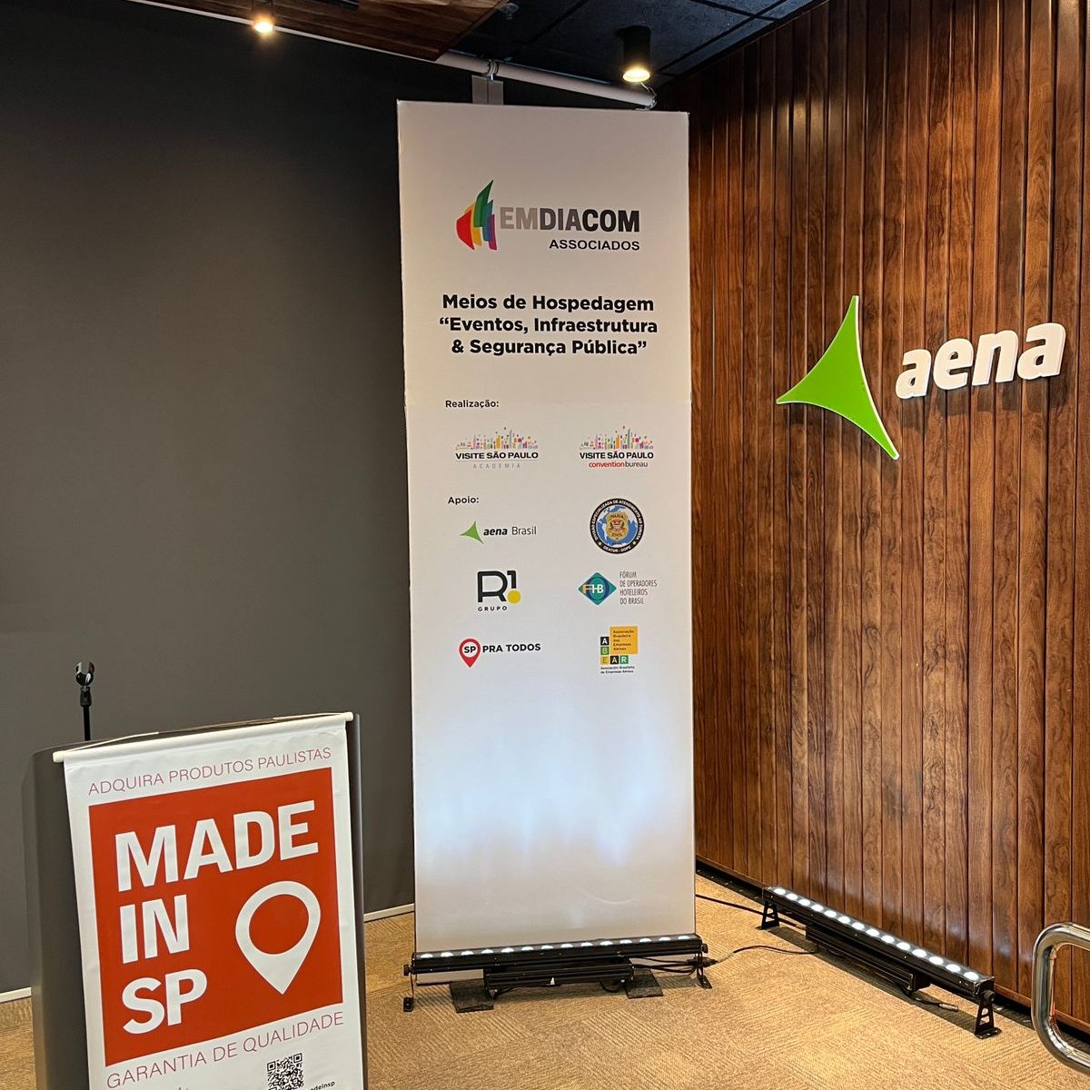 Visite São Paulo Convention Bureau promove evento  EmDiaCom para debater segurança no turismo e  apresentar as novidades do Aeroporto de Congonhas.