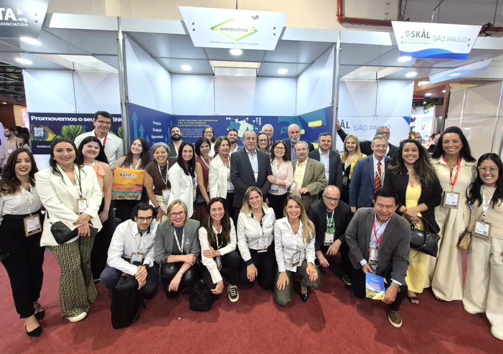 Equipe do Visite São Paulo durante a WTM Latin America 2026