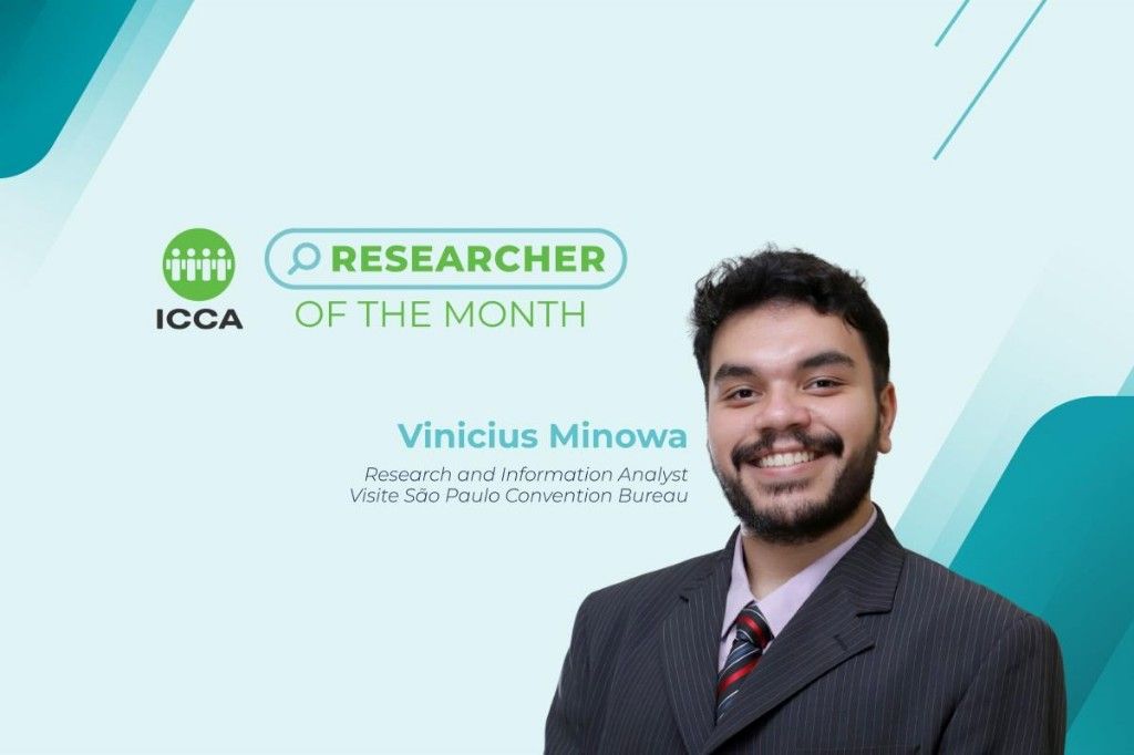 Vinicius Minowa, do Visite São Paulo, é reconhecido como pesquisador do mês da ICCA
